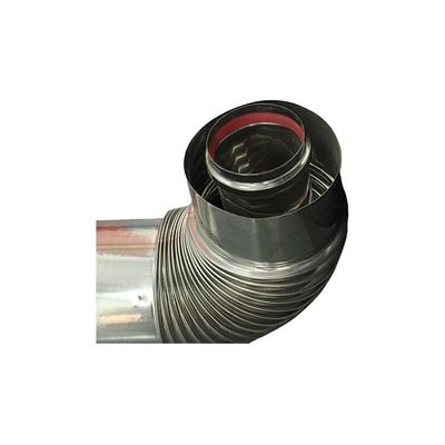 Wandmontierte Gasboiler-Abgasleitung aus hochwertiger Edelstahl-Auspuffleitung