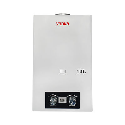 10L Weißer Warmwasserbereiter mit Abgasanschluss Energiesparend Einfache Installation