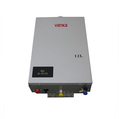 12L Digitaler Gas-Warmwasserbereiter für Innenräume, Zwangsabzug, leiser Betrieb, energiesparend, Bedarfserhitzung