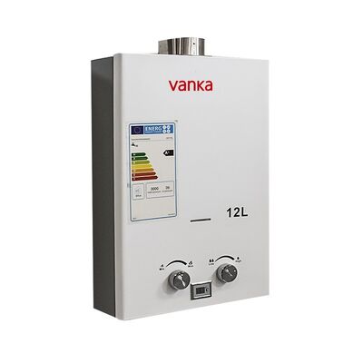 Digitaler Gas-Warmwasserbereiter mit erzwungenem Abzug, hohem Wirkungsgrad und elektronischer Zündung