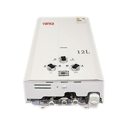 12L Wandmontierter Durchlauferhitzer Gas mit einstellbarer Temperatur für Zuhause, Hotel, Wohnung und gewerbliche Nutzung