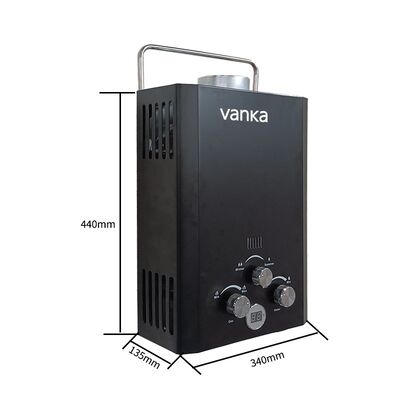 Edelstahl 12KW Rauchgas-Wasserbereiter Moderner Stil Für Dusche Zuhause Hotel Wohnung Und gewerblicher Gebrauch