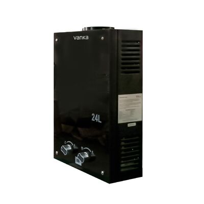 16L bis 24L Propangas Tankloser Wasserheizer Temperglas Zwangsabgasentwurf