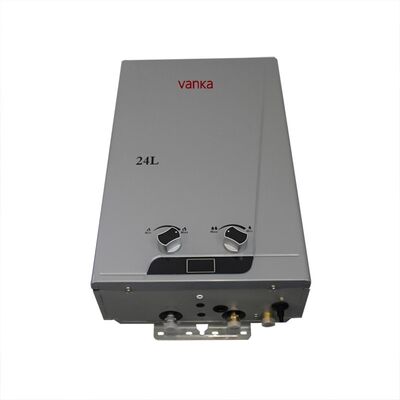 24L Gas-Durchlauferhitzer mit Zwangsentlüftung und elektronischer Zündung für sicheres und effizientes Warmwasser