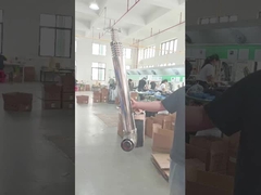 Rauchrohr aus Edelstahl für Gasboiler an der Wand