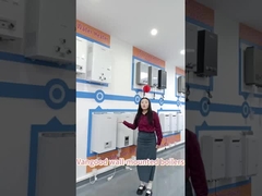 Wandmontierte Kombinationskessel mit Erdgas für die Zentralheizung und Warmwasserversorgung von Haushalten