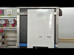 Ansicht 10L Weißer Schornstein-Warmwasserbereiter Energiesparende Einfache Installation Demo